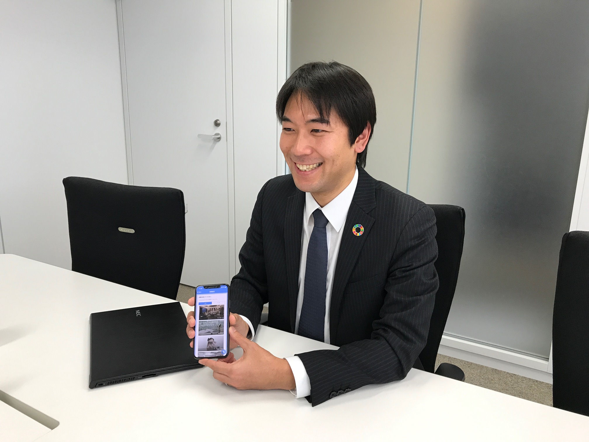 「2017年2月にサービスを開始した『クロエ』は、いつでもどこでも手軽に利用してもらえるよう、スマホアプリにしました」(本田さん)
